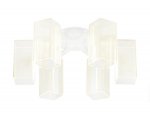 Люстра потолочная Ambrella AK4044/6 WH белый 96W D600*240 (ПДУ РАДИО 2.4) ACRYLICA