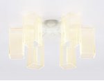 Люстра потолочная Ambrella AK4044/6 WH белый 96W D600*240 (ПДУ РАДИО 2.4) ACRYLICA