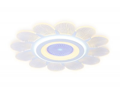 Люстра потолочная Ambrella AK4301 WH белый 105W D520*80 (ПДУ РАДИО 2.4) ACRYLICA Люстра потолочная Ambrella AK4301 WH белый 105W D520*80 (ПДУ РАДИО 2.4) ACRYLICA