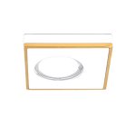 Светильник Gauss Aluminium AL002 Квадрат. Белый/Золото, Gu5.3
