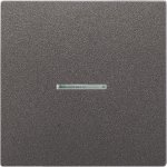 JUNG LS 990 Антрацит Накладка светорегулятора/выключателя нажимного (AL1561.07UAN)