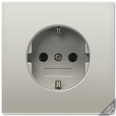 JUNG LS 990 Dark Розетка с/з с защитными шторками безвинт зажим (AL2520KID) JUNG LS 990 Dark Розетка с/з с защитными шторками безвинт зажим (AL2520KID)