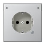 JUNG LS 990 бежевый Розетка Schuko 16A 250V~ с полем для надписи (AL2520NAKO)