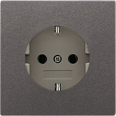 JUNG LS 990 Антрацит Розетка с/з винт зажим (AL2521AN) JUNG LS 990 Антрацит Розетка с/з винт зажим (AL2521AN)