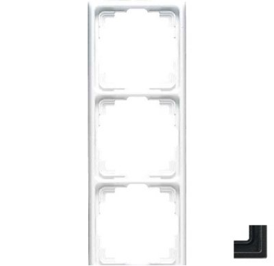 JUNG LS 990 Антрацит(лакир. алюминий) Рамка 3-я (AL2983AN) JUNG LS 990 Антрацит(лакир. алюминий) Рамка 3-я (AL2983AN)