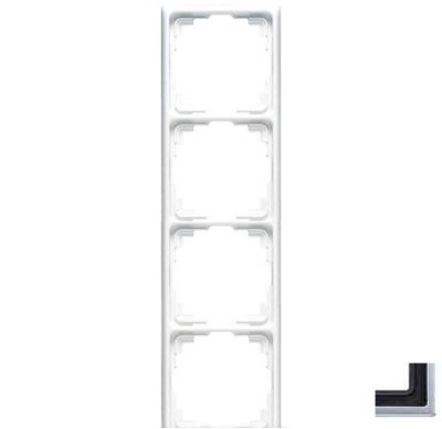 JUNG LS 990 Алюминий Рамка 4-я (AL2984) JUNG LS 990 Алюминий Рамка 4-я (AL2984)