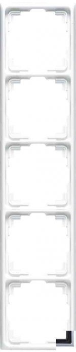 JUNG LS 990 Алюминий Рамка 5-я (AL2985)