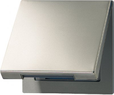 JUNG LS 990 Алюминий Откидная крышка для розеток и изделий 50х50 (AL2990KL) JUNG LS 990 Алюминий Откидная крышка для розеток и изделий 50х50 (AL2990KL)