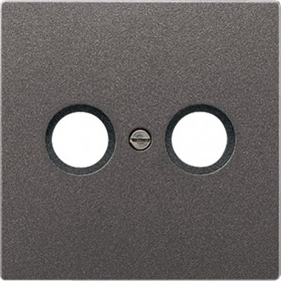 JUNG LS 990 Антрацит Накладка TV-FM розетки (AL2990TVAN) JUNG LS 990 Антрацит Накладка TV-FM розетки (AL2990TVAN)