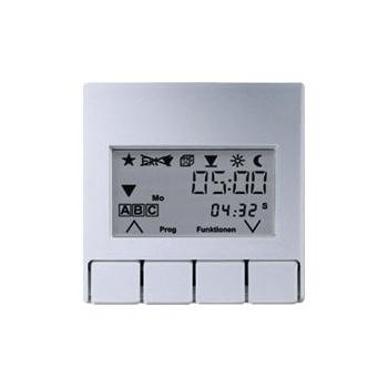 JUNG LS 990 Алюминий Накладка жалюзийного выкл. УНИВЕРСАЛ с таймером(мех.220ME,230ME,232ME) (AL5232T3) JUNG LS 990 Алюминий Накладка жалюзийного выкл. УНИВЕРСАЛ с таймером(мех.220ME,230ME,232ME) (AL5232T3)