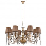 Люстра Crystal lux ALEGRIA SP8 GOLD-BROWN 1041/308