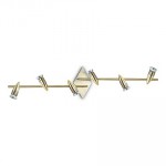 Светильник Ideal lux ALFA PB6 OTTONE SATINATO