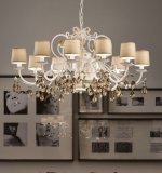 Подвесной светильник Masiero ALLURE 10 Bianco/Oro Francese-Cuoio/Rosso/ Oro/Rame CR