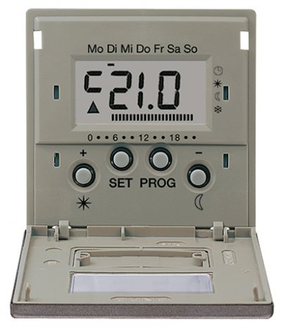 JUNG LS 990 Антрацит Дисплей термостата с таймером(мех. UT238E) (ALUT238DAN) JUNG LS 990 Антрацит Дисплей термостата с таймером(мех. UT238E) (ALUT238DAN)