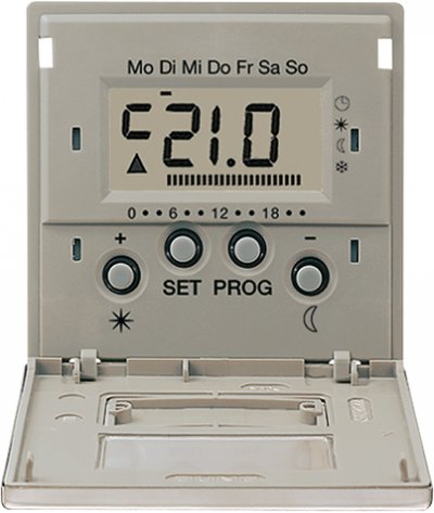 JUNG LS 990 Алюминий Дисплей термостата с таймером(мех. UT238E) (ALUT238D) JUNG LS 990 Алюминий Дисплей термостата с таймером(мех. UT238E) (ALUT238D)