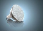 Лампа Ambrella светодиодная (LED) под цоколь GU5,3 3W 220V, свет холодный (MR16 JCDR 60LED-6400K) AM35320