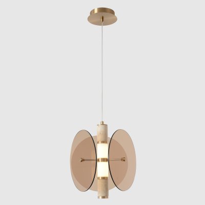 Светильник подвесной Crystallux AMARILLO SP12W LED BRASS AMARILLO