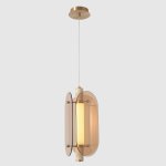 Светильник подвесной Crystallux AMARILLO SP18W LED BRASS AMARILLO