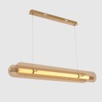 Светильник подвесной Crystallux AMARILLO SP70W LED BRASS AMARILLO
