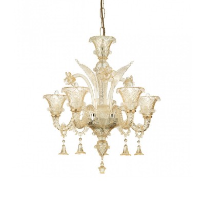 Ideal Lux ANTONIETTA SP5 AMBRA Светильник подвесной