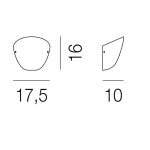 Настенный светильник Vistosi AP OSCAR BC