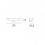 Настенный светильник Vistosi AP VIKI TO CR