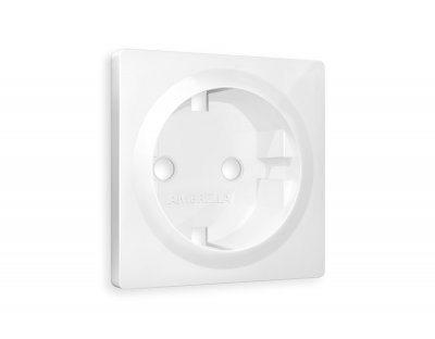 Лицевая панель ALFA (Белый глянец) для электрической розетки с заземлением QUANT AP1060 Ambrella Volt Лицевая панель ALFA (Белый глянец) для электрической розетки с заземлением QUANT AP1060 Ambrella Volt