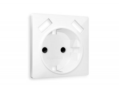 Лицевая панель ALFA (Белый глянец) для электрической розетки с заземлением со шторками 2USB QUANT AP1090 Ambrella Volt Лицевая панель ALFA (Белый глянец) для электрической розетки с заземлением со шторками 2USB QUANT AP1090 Ambrella Volt