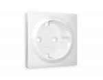 Лицевая панель ALFA (Белый матовый) для электрической розетки с/з QUANT AP1260 Ambrella Volt