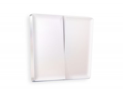 Лицевая панель ALFA (Жемчуг) для 2-клавишных выключателей QUANT AP2030 Ambrella Volt Лицевая панель ALFA (Жемчуг) для 2-клавишных выключателей QUANT AP2030 Ambrella Volt