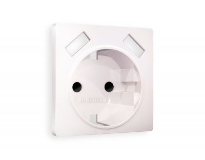 Лицевая панель ALFA (Жемчуг) для электрической розетки с заземлением со шторками 2USB A+A QUANT AP2090 Ambrella Volt Лицевая панель ALFA (Жемчуг) для электрической розетки с заземлением со шторками 2USB A+A QUANT AP2090 Ambrella Volt