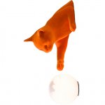 Настенный светильник Maoo orange velvet