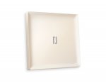 Лицевая панель ALFA (Бежевый матовый) для 1-кл  выключателей с подсветкой QUANT AP3220 Ambrella Volt