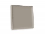 Лицевая панель ALFA (Серо-бежевый матовый) для 1-клавишных выключателей QUANT AP3610 Ambrella Volt