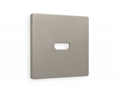 Лицевая панель ALFA (Серо-бежевый матовый) для HDMI розетки QUANT AP3740 Ambrella Volt Лицевая панель ALFA (Серо-бежевый матовый) для HDMI розетки QUANT AP3740 Ambrella Volt