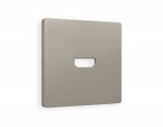 Лицевая панель ALFA (Серо-бежевый матовый) для HDMI розетки QUANT AP3740 Ambrella Volt
