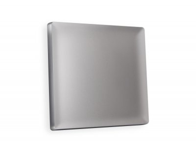 Лицевая панель ALFA (Сталь матовый) для 1-клавишных выключателей QUANT AP5010 Ambrella Volt