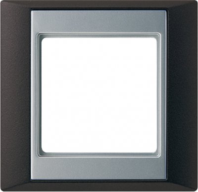 JUNG А Plus Антрацит/Алюминий Рамка 2-я (AP582ANTAL) JUNG А Plus Антрацит/Алюминий Рамка 2-я (AP582ANTAL)