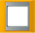JUNG А Plus Желтый/Алюминий Рамка 2-я (AP582SGAL)