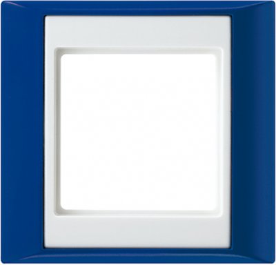 JUNG А Plus Синий/Белый Рамка 3-я (AP583BLWW) JUNG А Plus Синий/Белый Рамка 3-я (AP583BLWW)