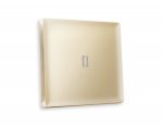 Лицевая панель ALFA (Шампань) для 1-клавишных выключателей с подсветкой QUANT AP6020 Ambrella Volt