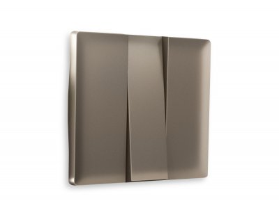 Лицевая панель ALFA (Темная бронза матовый) для 3-клавишных выключателей QUANT AP6350 Ambrella Volt Лицевая панель ALFA (Темная бронза матовый) для 3-клавишных выключателей QUANT AP6350 Ambrella Volt