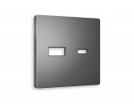 Лицевая панель ALFA (Антрацит серый) для розетки 2USB тип A+C QUANT AP6610 Ambrella Volt