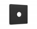 Лицевая панель ALFA (Черный матовый) для TV розетки QUANT AP8130 Ambrella Volt