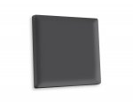 Лицевая панель ALFA (Графит Мягкое касание) для 1-клавишных выключателей QUANT AP9010 Ambrella Volt