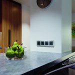 Лицевая панель ALFA (Графит Мягкое касание) для 3-клавишных выключателей QUANT AP9050 Ambrella Volt