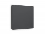 Лицевая панель ALFA (Графит Мягкое касание) заглушка для суппорта QUANT AP9160 Ambrella Volt