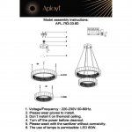 Люстра подвесная Aployt APL.793.03.60 Arianna