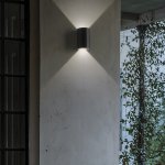 Ideal Lux APOLLO AP2 ROUND NERO Настенный светильник