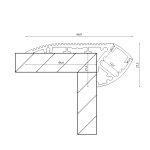 Профиль алюминиевый SWG ARC-2744STEP SWG ARC-2744STEP